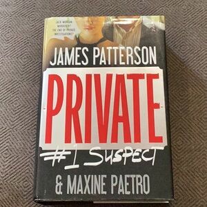 5/$20 JAMES PATTERSON Private #1 Suspect Hardcover Book